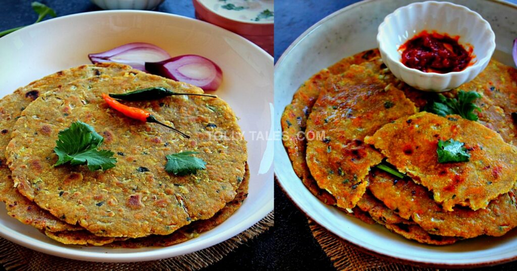 breakfast recipe, oats paratha, paratha recipe Oats Paratha