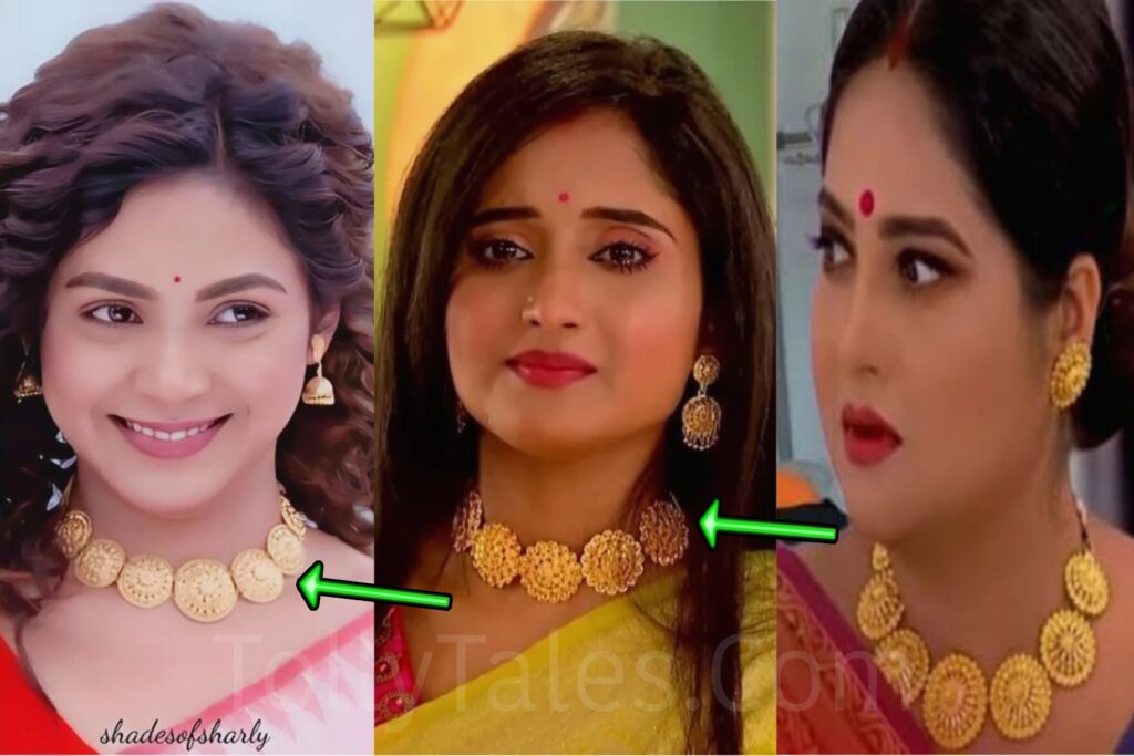 EPJNSH, Hongsini, Lokkhi Kakima Superstar, Mamoni, Mithai, Zee Bangla Hongsini copied necklace from mithai and Mamoni