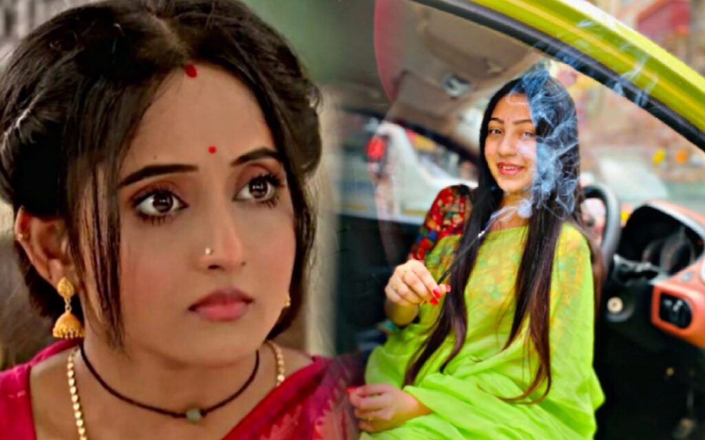 Ananya Guha, Bengali serial, green car, Mithai, Pinki ji, social media, Tollywood actress, uchche babu car Mithai Pinki ji