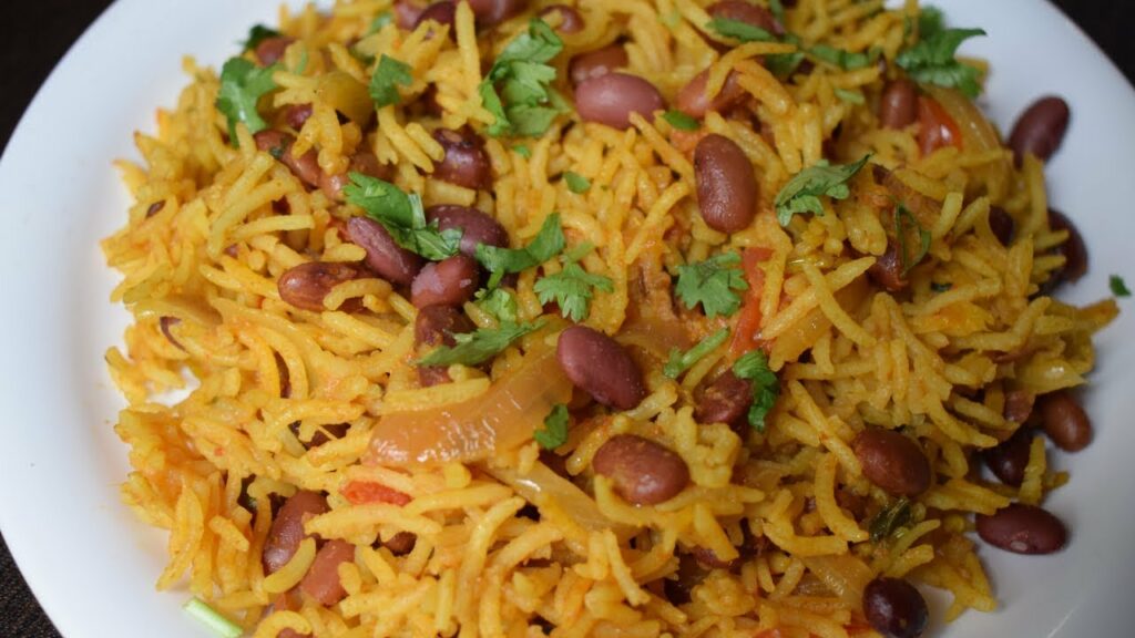 rajma pulao recipe for lunch or dinner