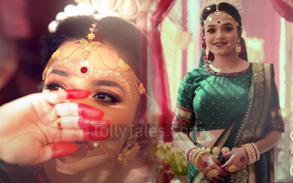 Annwesha Hazra, bridal make up, chuni panna, ei poth Jodi na Sesh hoy, married, post, Satyaki, Urmi Annwesha Hazra