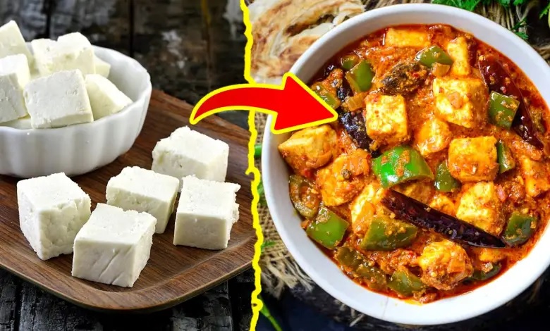 capsi panir, dinner recipe, veg recipe Capsi Paneer