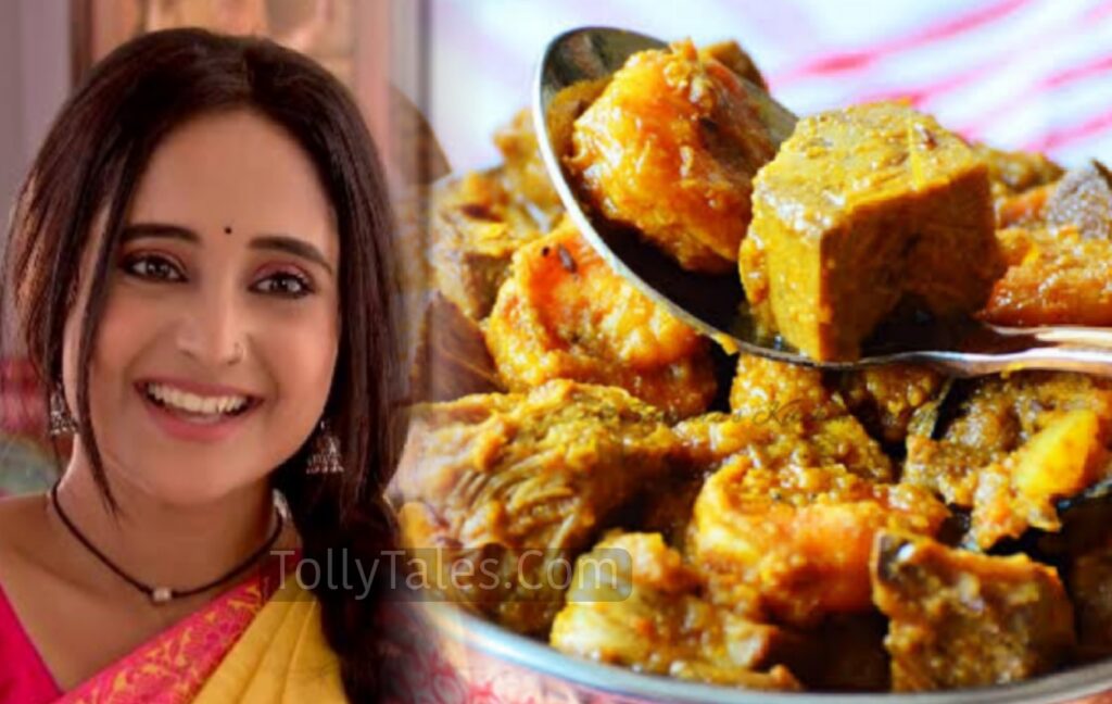 chingri recipe, echor chingri, lunch recipe EchorChingri