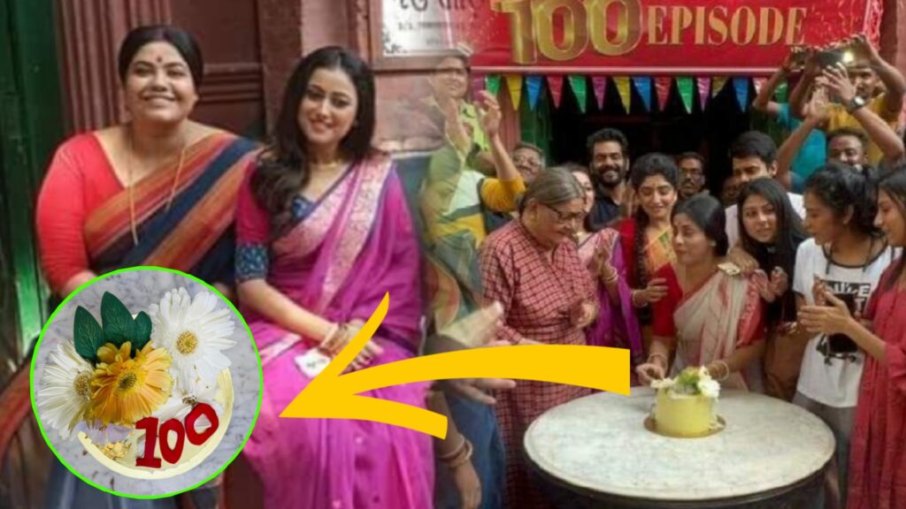 celebration, nim phuler modhu, serial nim fuler modhu 100 episode