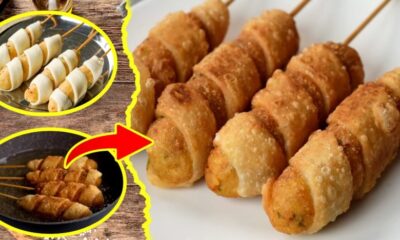 Evening Snacks Crispy Twisted Potato Roll Recipe