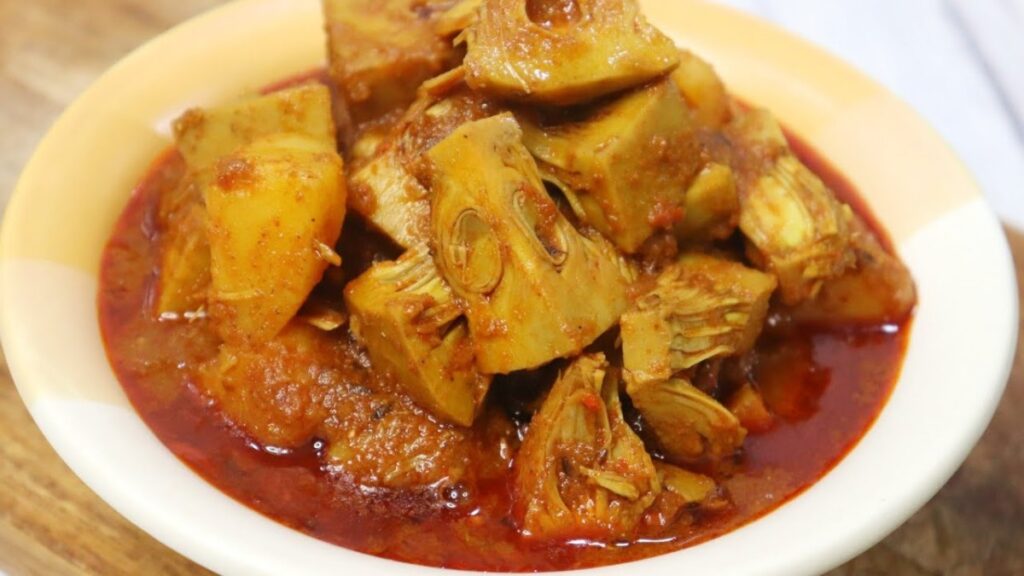 bengali recipe, echorer Kalia, lunch recipe, veg recipe, এঁচোড়ের কালিয়া, বাঙালি পদ, ভেজ রেসিপি, লাঞ্চ রেসিপি Echorer Kalia 1