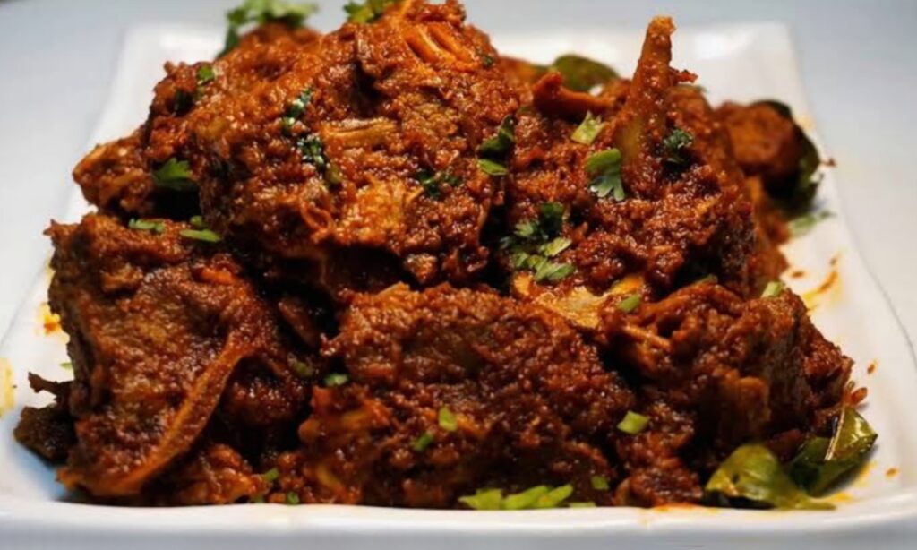 lunch recipe, mutton ghee roast, non veg recipe, নন ভেজ রেসিপি, মটন ঘি রোস্ট, মটন রেসিপি, লাঞ্চ রেসিপি Mutton Ghee Roast
