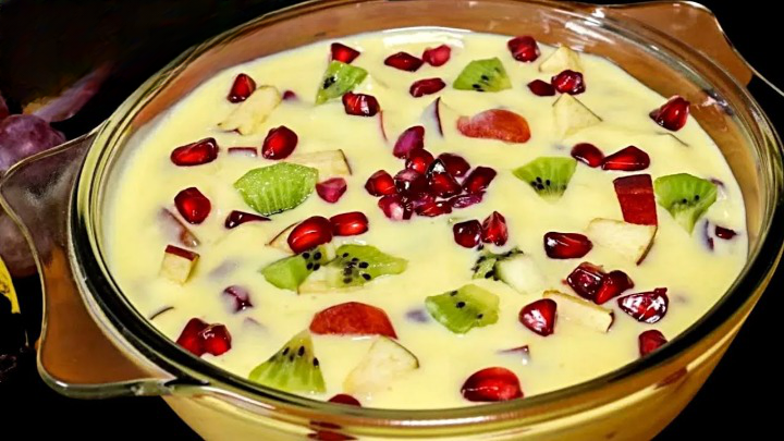 bengali recipe, Fruit Payesh, ফলের পায়েস, বাঙালি রেসিপি fruit payesh