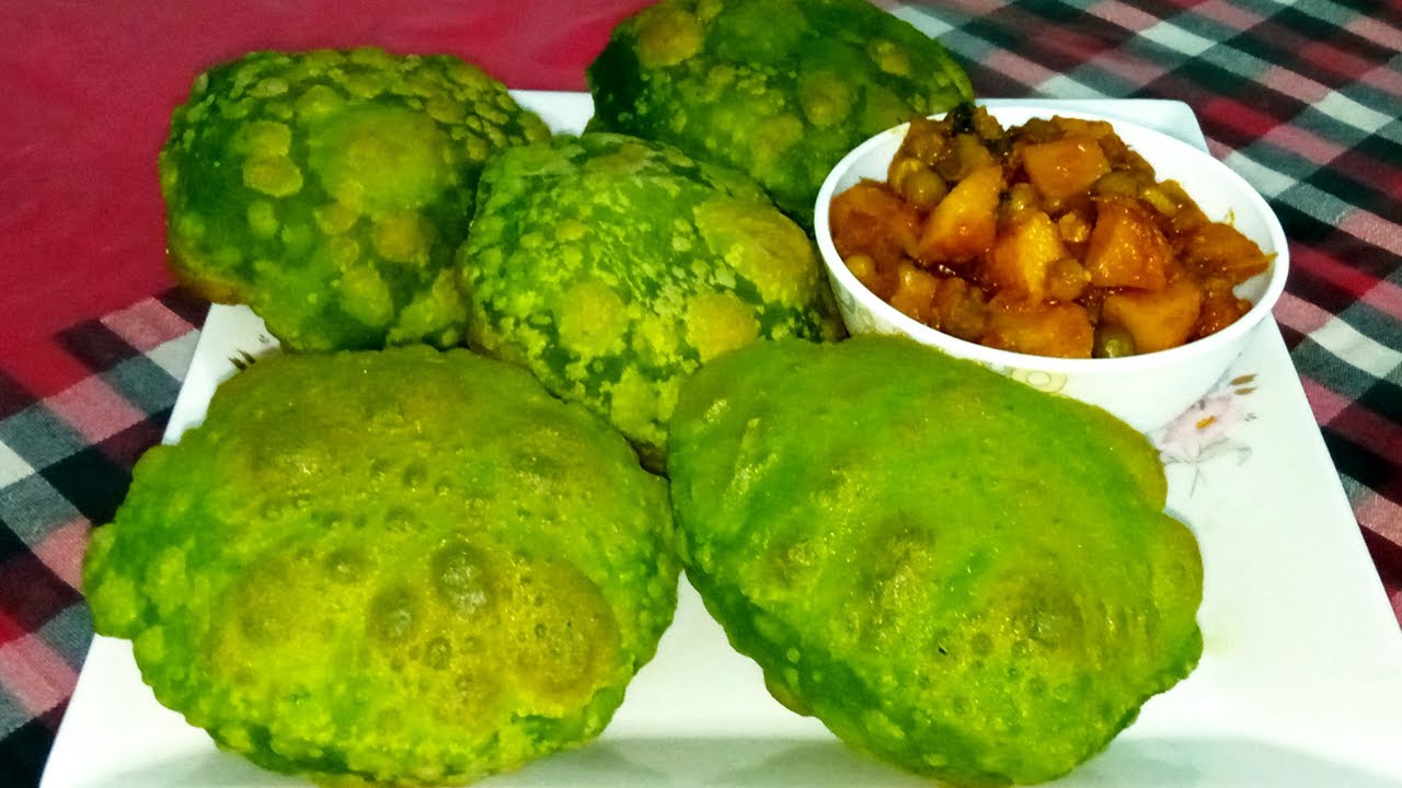 পালং পাতার লুচি রেসিপি