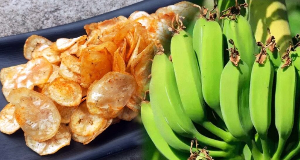 Banana chips, Recipe, কাঁচকলার চিপস্, রেসিপি কাঁচকলার-চিপস-scaled