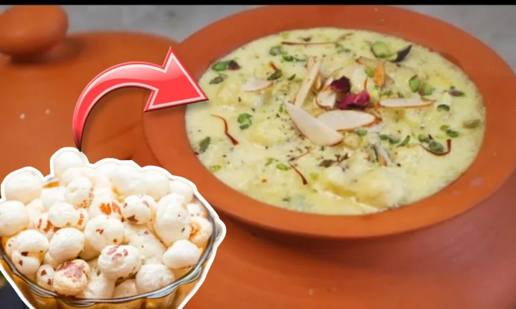 Recipe, dessert, Makhana Payesh, Payesh, মিষ্টি, রেসিপি Makhna Payesh
