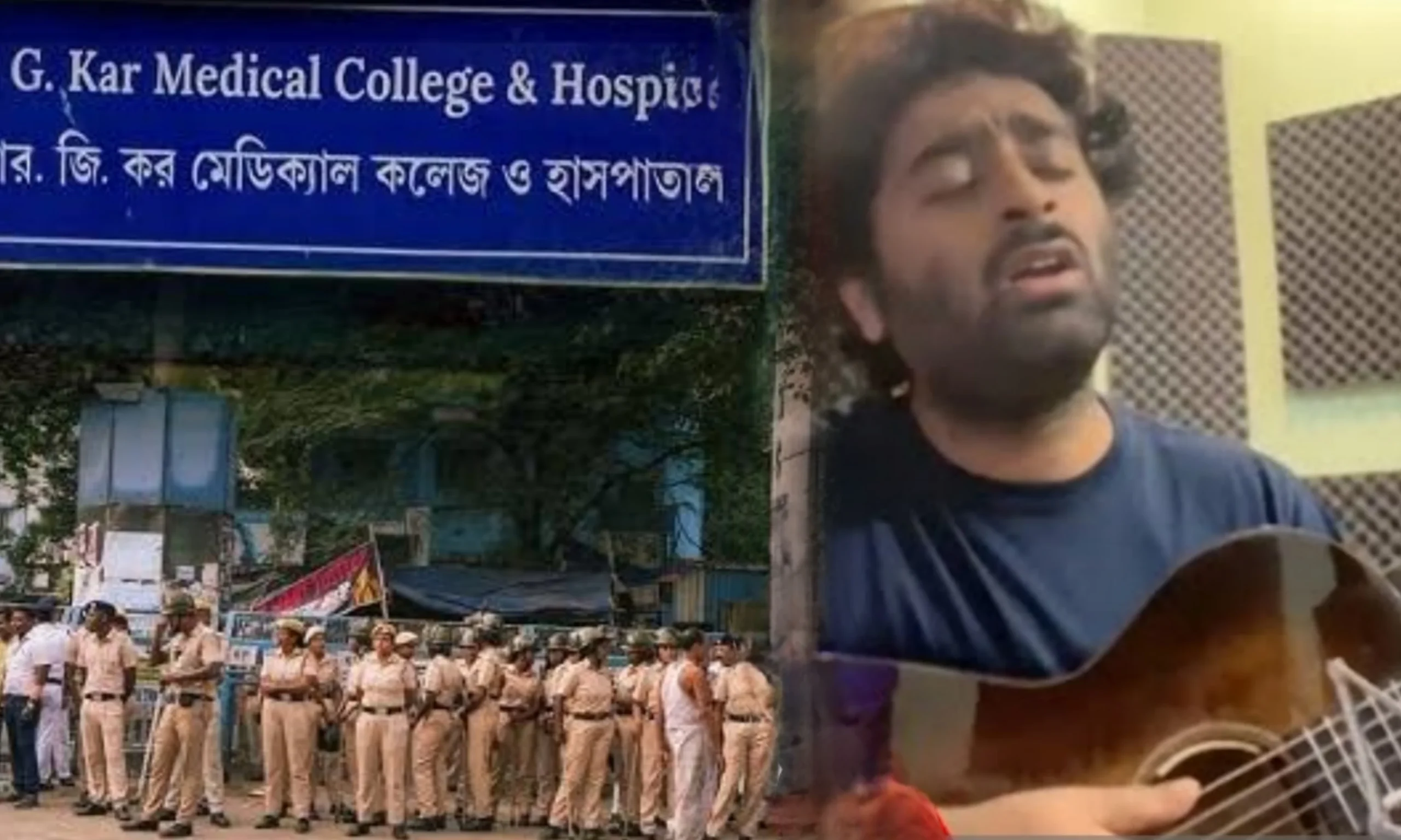 arijit singh sing a song for abhaya on social media