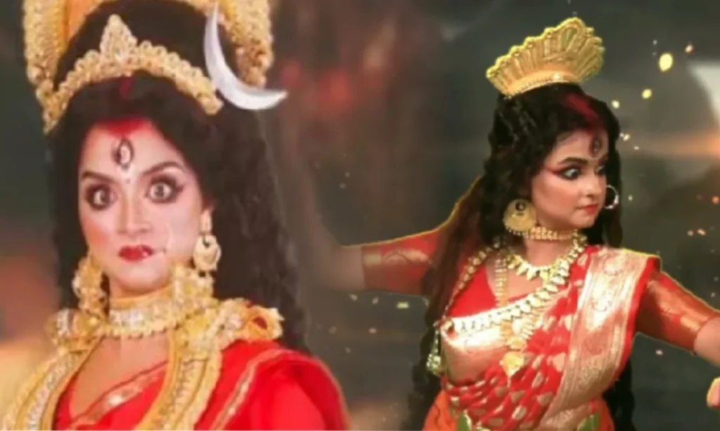 mahalaya, Mahalaya Program, Payel Basak, television, পায়েল বসাক, মহালয়া Sun Bangla mahalaya program Payel basak will play the role of Durga