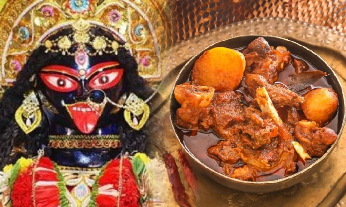 Niramish Bhoger Mangsho, bengali traditional dish, নিরামিষ ভোগের মাংস, পাঁঠার মাংস