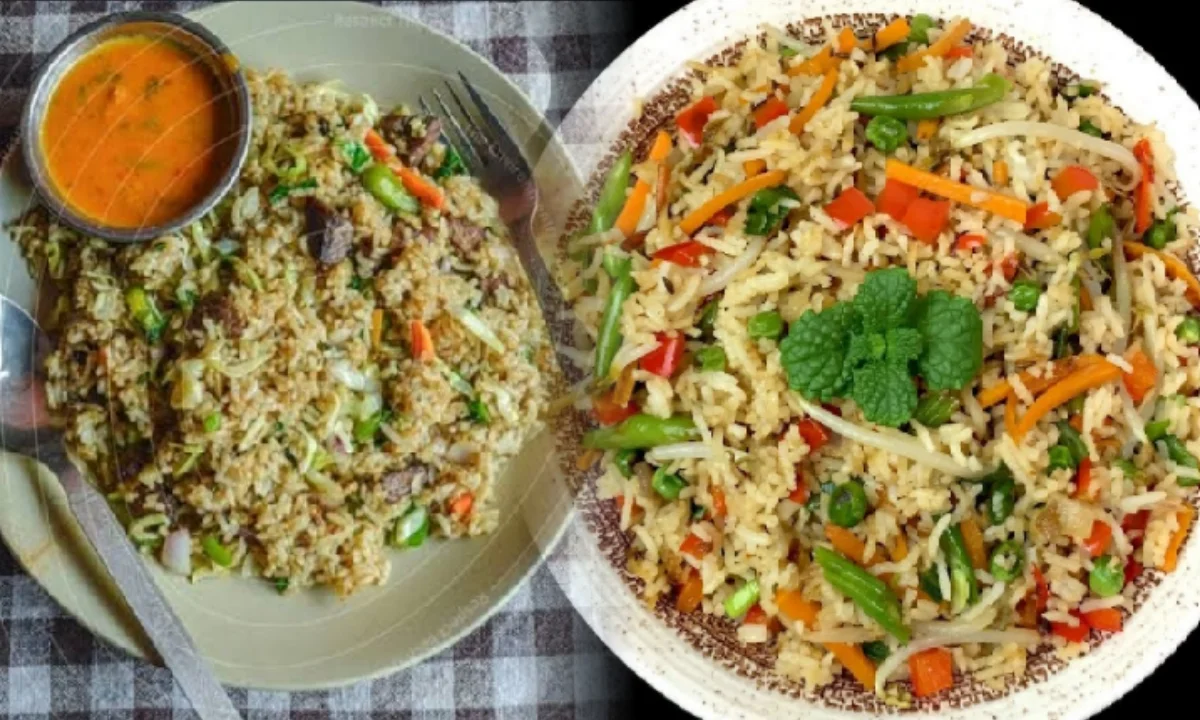 Nepali fried rice, Recipe, নেপালি ফ্রাইড রাইস, রেসিপি