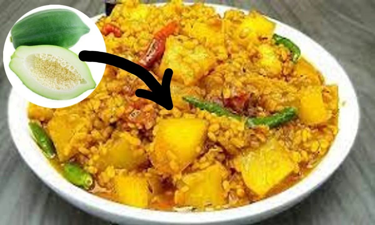 Mugh Dal, Mugh Dal Pepe Ghonto, মুগ ডাল, মুগ ডাল দিয়ে পেঁপে ঘন্ট