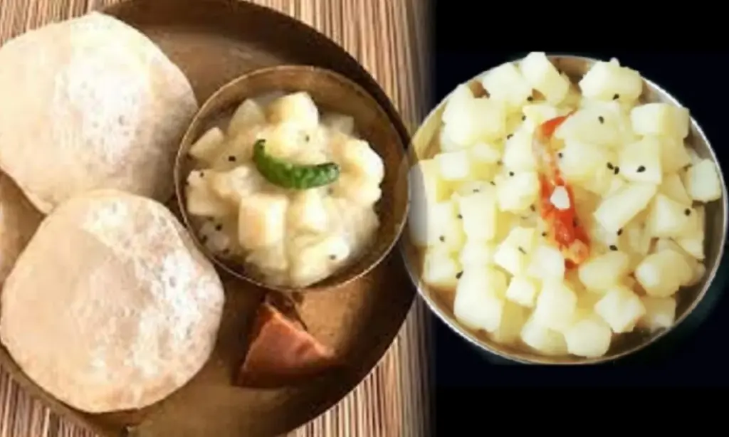 cooking, Food, Lifestyle, potato recipe, নৈশ ভোজ, প্রাতরাশ, রান্না, লুচি, সাদা আলুর তরকারি Lifestyle, cooking, food, potato recipe, সাদা আলুর তরকারি, প্রাতরাশ, নৈশ ভোজ, রান্না, লুচি