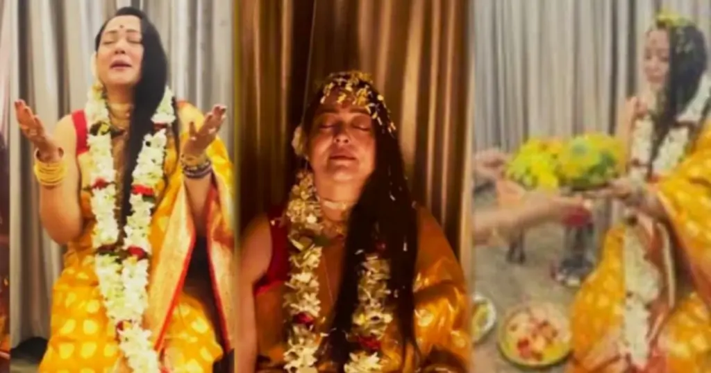 Aparajita Adhya, birthday, puja, trolling, Instagram reel, viral, controversial post, actress worship, netizen reaction, overacting, emotional drama, cringe content, social media backlash, Bengali actress, actress birthday, blind devotion, অপরাজিতা আঢ্য, জন্মদিন, হোমযজ্ঞ, পূজা, ঠাকুর, রিল ভিডিও, ইনস্টাগ্রাম, ট্রোল, নেটিজেন, ব্যঙ্গ