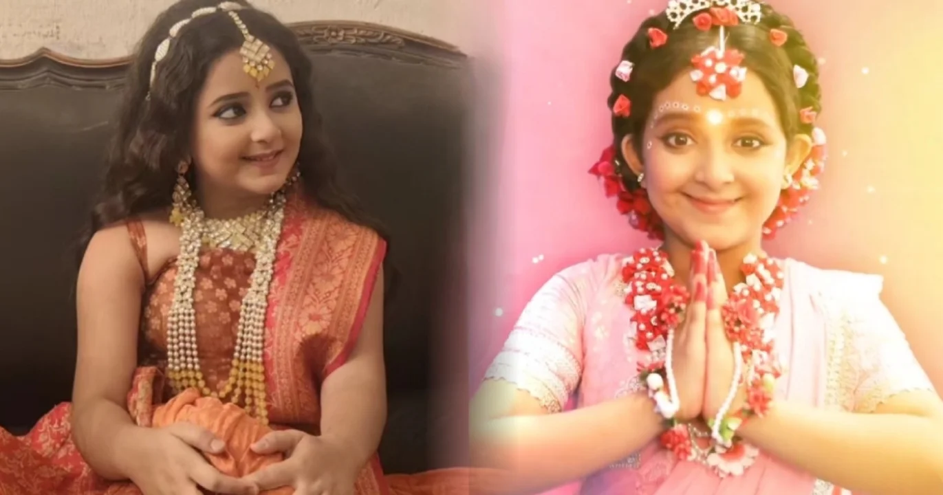 Rishita Nandi, Khonar Kahini, Akash Aath, Television Return, Historical Serial, Child Actress, Young Khana, Bengali serial, Alor Kole, Gouri Elo, Historical Character, ঋষিতা নন্দী, খনার কাহিনী, আকাশ আট, ছোটপর্দায় ফেরা, খনার ছোটবেলা, ঐতিহাসিক ধারাবাহিক, খুদে অভিনেত্রী, আলোর কোলে, গৌরী এলো, ঐতিহাসিক চরিত্র