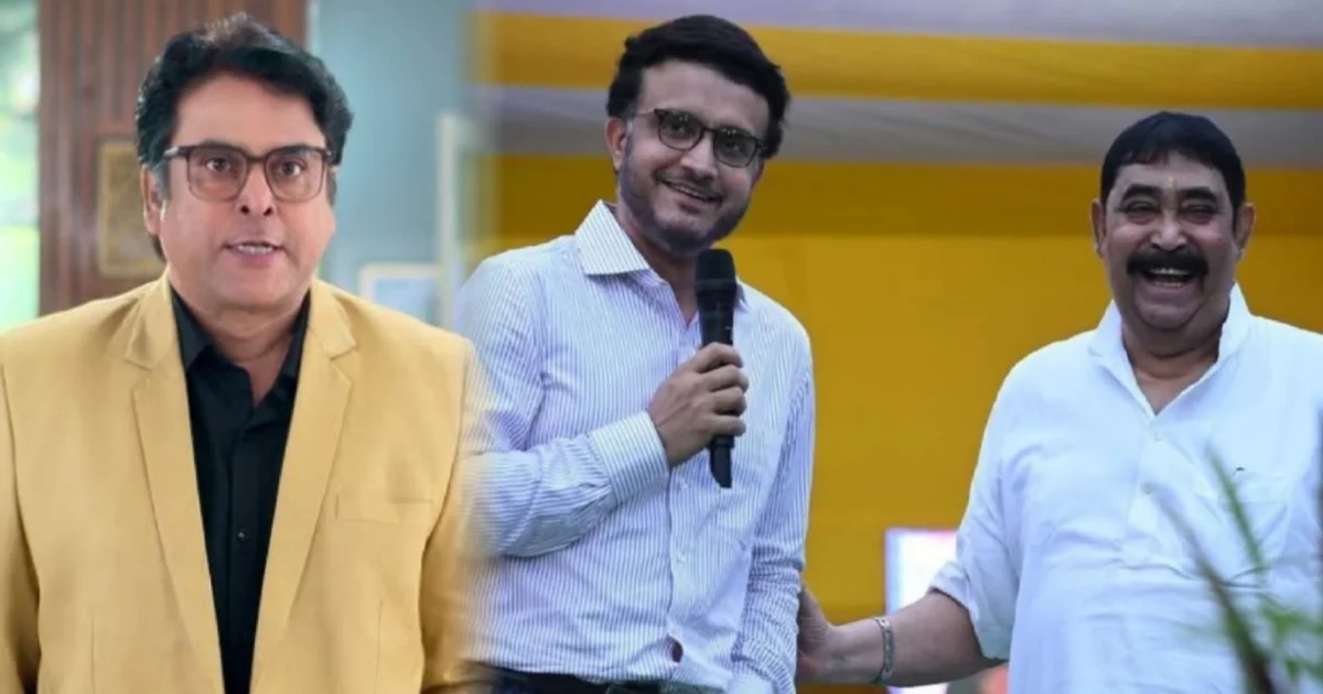 Sourav Ganguly, Anubrata Mondal, Anubrata Mondal Controversy, Debdut Ghosh, Dadagiri, Controversy, Boycott Dadagiri, Political Debate, Stage Sharing, Birbhum, Viral Audio Clip, সৌরভ গঙ্গোপাধ্যায়, অনুব্রত মণ্ডল, অনুব্রত মণ্ডল বিতর্ক, দেবদূত ঘোষ, দাদাগিরি, বিতর্কিত নেতা, বয়কট দাদাগিরি, রাজনৈতিক বিতর্ক, মঞ্চ ভাগ, বীরভূম, ভাইরাল অডিও ক্লিপ