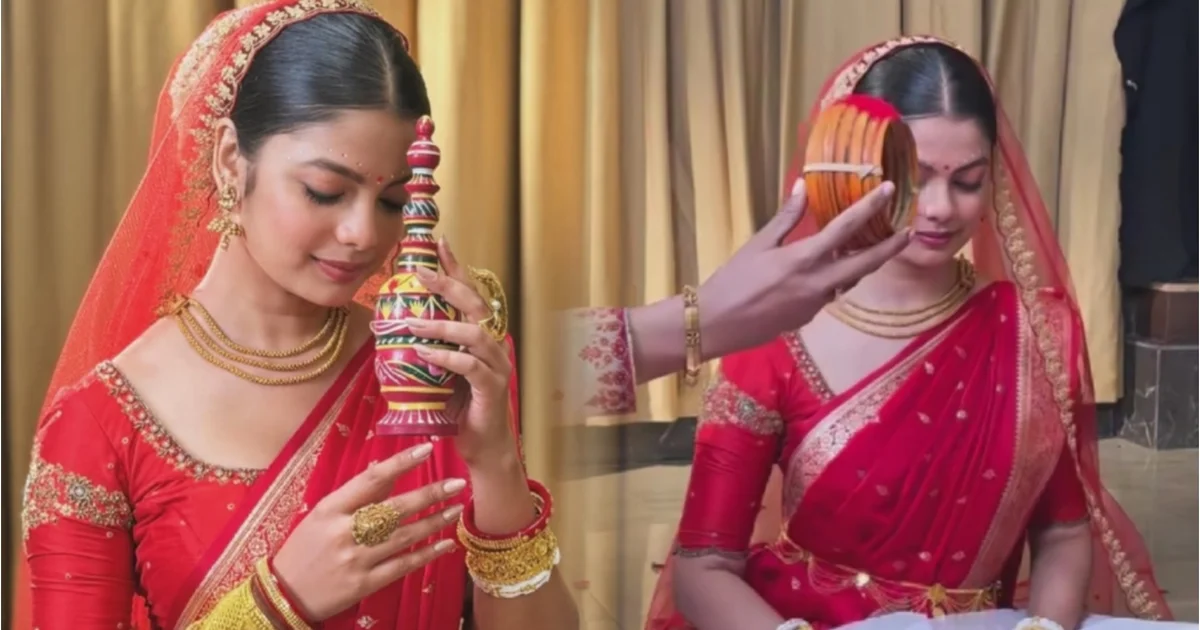 Moumita Sarkar, Love Biye Aaj Kal, Star Jalsha, Sharabon character, Bengali serial, Bengali Actress, Bridal Look, Viral Video, Wedding Rumours, Photoshoot, Television Actress, মৌমিতা সরকার, শ্রাবণ চরিত্র, লাভ বিয়ে আজকাল, স্টার জলসা, বাংলা ধারাবাহিক, কনের সাজ, ভাইরাল ভিডিও, বিয়ের গুঞ্জন, ফটোশুট, ছোটপর্দার অভিনেত্রী