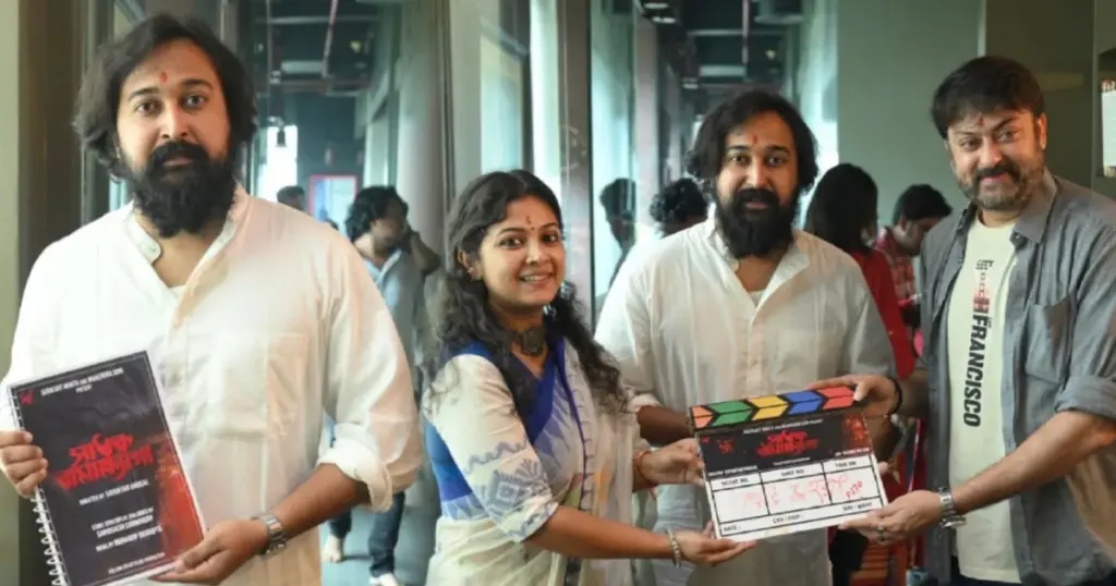 Sabyasachi Chowdhury, Payel De, Sadhak Bamakhyapa, Maa Tara, Sayantan Ghosal, Feature Film, Spiritual Biopic, Film Launch, Shooting, Indraadip Dasgupta, Soumik Haldar, Tollywood, সব্যসাচী চৌধুরী, পায়েল দে, সাধক বামাক্ষ্যাপা, মা তারা, সায়ন্তন ঘোষাল, আধ্যাত্মিক সিনেমা, শুভ মহরত, শ্যুটিং, ইন্দ্রদীপ দাশগুপ্ত, সৌমিক হালদার, টলিউড