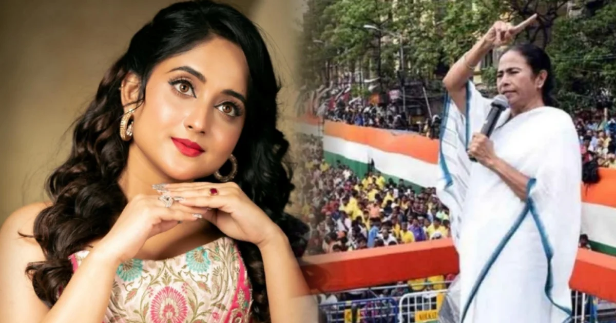 Soumitrisha Kundu, Mithai, Tollywood, TMC, 21 July Rally, Trinamool Congress, West Bengal Politics, Martyrs' Day, Mamata Banerjee, Political Participation, New Innings, সৌমিতৃষা কুন্ডু, মিঠাই, টলিউড, তৃণমূল কংগ্রেস, ২১ জুলাই, শহিদ দিবস, মমতা বন্দ্যোপাধ্যায়, বাংলার রাজনীতি, রাজনৈতিক অংশগ্রহণ, নতুন ইনিংস