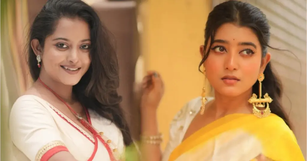 Shruti das, Zee Bangla, আরাত্রিকা মাইতি, জি বাংলা, টলিউড, বিনোদন, শ্রুতি দাস shruti and aratrika return to tv as sisters in new show
