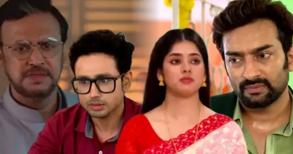 Zee Bangla, Arka Jyoti Paul Chaudhury, Arya-Aparna, Avrajit Chakraborty, Bengali serial, Chirodini tumi je amar, Chirodini Tumi Je Amar Today Episode, ditipriya roy, Jeetu Kamal, new episode, Tonni Laha Roy, অভ্রজিৎ চক্রবর্তী, অর্কজ্যোতি পাল চৌধুরী, আর্য-অপু, চিরদিনই তুমি যে আমার, চিরদিনই তুমি যে আমার আজকের পর্ব, জি বাংলা, জীতু কামাল, তন্বী লাহা রায়, দিতিপ্রিয়া রায়, বাংলা সিরিয়াল In Chirodini Tumi Je Amar Aparna's Wedding will Reveal Hindol's Past And She Will Marry Arya