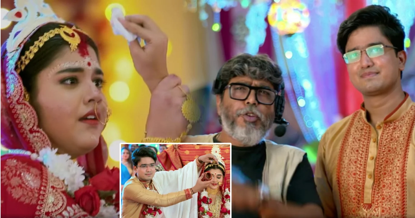 Bengali serial, Television Wedding, Kusum Serial, Zee Bangla, Unrealistic Scenes, Wedding Track, Sindoor Scene, Bengali Serial Controversy, Audience Reaction, TRP Ratings, Mega Serial, বাংলা ধারাবাহিক, টেলিভিশনের বিয়ে, কুসুম সিরিয়াল, জি বাংলা, অবাস্তব দৃশ্য, বিয়ের ট্র্যাক, সিঁদুরদানের দৃশ্য, বাংলা সিরিয়াল বিতর্ক, দর্শকের প্রতিক্রিয়া, টিআরপি, মেগা সিরিয়াল