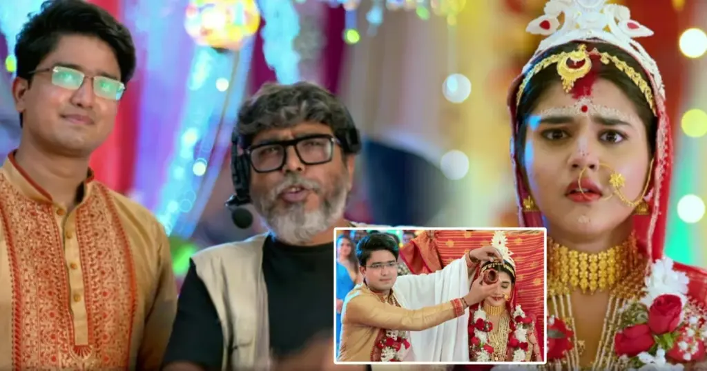 Zee Bangla, audience reaction, Bengali serial, Bengali serial controversy, Kusum serial, mega serial, Sindoor Scene, Television Wedding, TRP Ratings, Unrealistic Scenes, Wedding Track, অবাস্তব দৃশ্য, কুসুম সিরিয়াল, জি বাংলা, টিআরপি, টেলিভিশনের বিয়ে, দর্শকের প্রতিক্রিয়া, বাংলা ধারাবাহিক, বাংলা সিরিয়াল বিতর্ক, বিয়ের ট্র্যাক, সিঁদুরদানের দৃশ্য kusum serial shows ayushman and kusum marriage promo