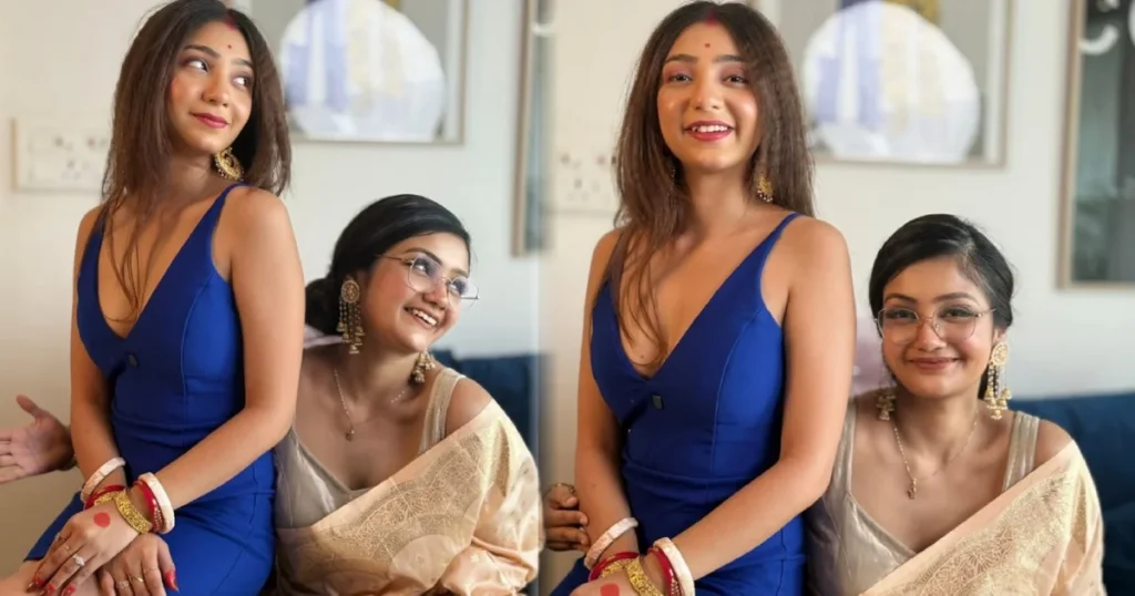 টলিউড, Alokananda Guha, Ananya Guha, Bengali actress, Bengali culture, Gen Z Sasuri, Netizens Slams, Online Criticism, Serial Bouma, social media backlash, Social Media Controversy, Troll, Vlogger Sisters, অনন্যা গুহ, অলোকানন্দা গুহ, জেন-জি শাশুড়ি, ট্রোল, নেটিজেনদের কটাক্ষ, পোশাকের সমালোচনা, বাঙালি অভিনেত্রী, বাঙালি সংস্কৃতি, ভ্লগার বোন, সমাজ মাধ্যমে বিতর্ক, সিরিয়াল বৌমা Ananya And Alokananda Guha Face Backlash Over Bold Social Media Post From Their New Series