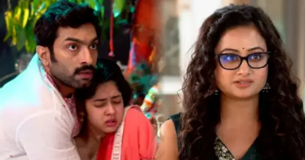 Arya Aparna, Bangla Showbiz, Bengali television, Bengali TV Updates, Chirodini Tumi Je Amar Serial, Entertainment News, Meera Madam, Star Jalsha, Tanvi Laha Roy, Tele Academy, tollywood, TRP, TV Serial News, villain character, আর্য অপর্ণা, চিরদিনই তুমি যে আমার, তন্বী লাহা রায়, বাংলা সিরিয়াল, মীরা ম্যাডাম, স্টার জলসা meera madam fights back to stop arya aparna wedding in serial chirodini tumi je amar