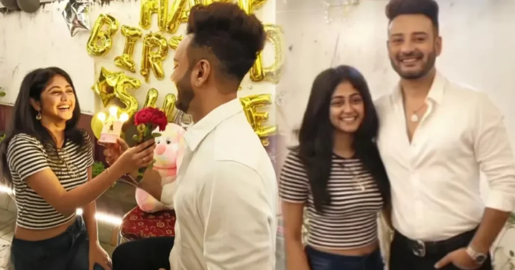 Bengali, Bengali Serial Stars, Birthday celebration, Celebrity Gossip, English, Entertainment News, Floral Proposal Scene, Relationship rumour, romance, Social Media Buzz, tollywood, TV serial, viral video, অভিনয় জুটি, গোলাপ, জন্মদিন উদযাপন, টলিউড, ধারাবাহিক, নেটমাধ্যমে চর্চা, বিনোদন সংবাদ, বিশেষ দিন, ভাইরাল ভিডিও, রোম্যান্স, সম্পর্কের গুঞ্জন, সাহেব ভট্টাচার্য, সুস্মিতা দে, সেলিব্রিটি খবর, হাঁটু মুড়ে প্রপোজ shaheb susmita birthday rose moment relationship rumour bengali news