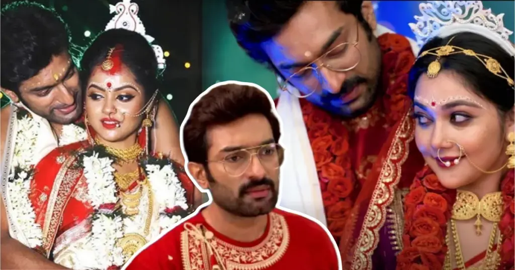 জিতু কামাল, আর্য অপর্ণা, বাংলা ধারাবাহিক, টেলিভিশন সিরিয়াল, পর্দার বিয়ে, শুটিং সেট, বিনোদন সংবাদ, Tollywood, Bengali Serial, Jitu Kamal, TV Serial, On Screen Wedding, Entertainment News