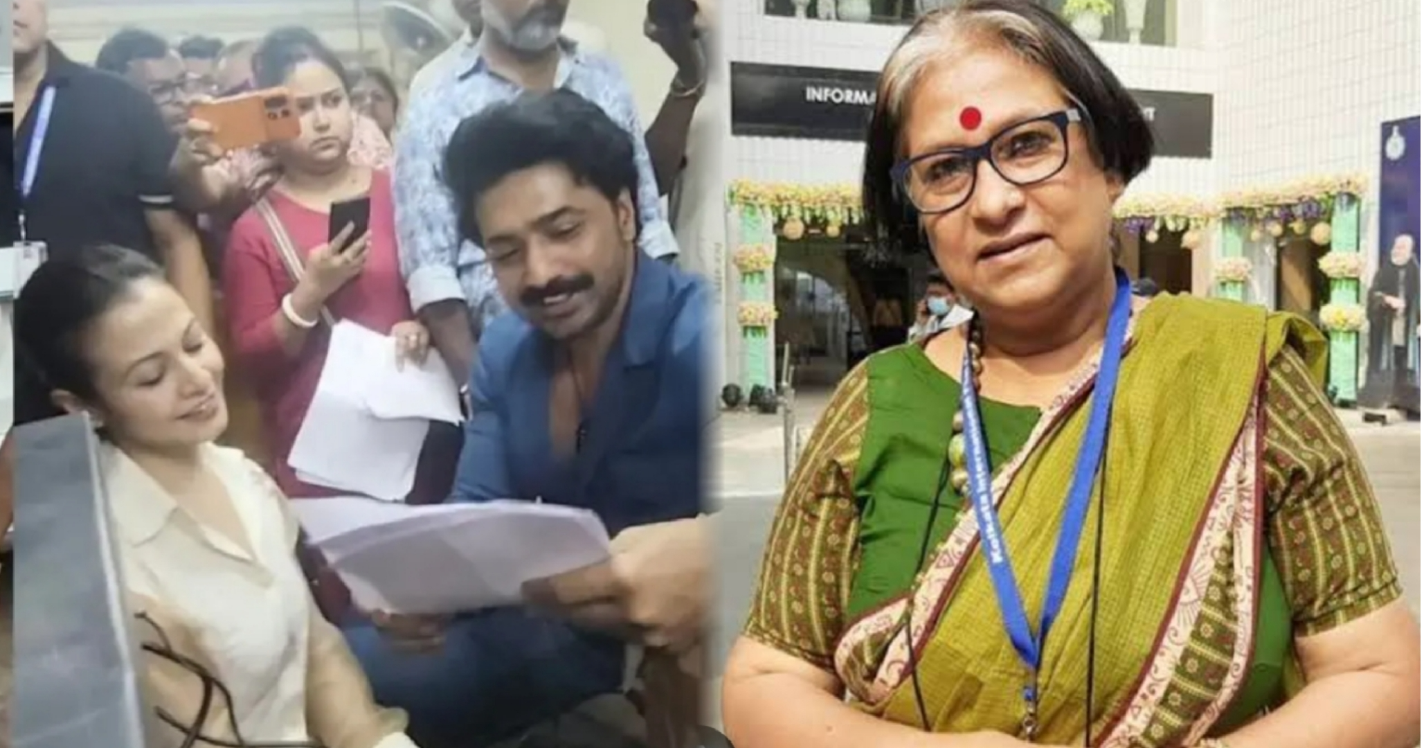 Dev, Tollywood Technicians, Swasthya Sathi Scheme, Tollygunge Technician Studio, Health Insurance Initiative, Koel Mallick, Sudeshna Roy, Tollywood Industry, Technicians Welfare, দেব, টলিউড টেকনিশিয়ান, স্বাস্থ্যসাথী প্রকল্প, টালিগঞ্জ টেকনিশিয়ান স্টুডিও, স্বাস্থ্য বিমা উদ্যোগ, কোয়েল মল্লিক, সুদেষ্ণা রায়, টলিউড ইন্ডাস্ট্রি, টেকনিশিয়ান স্বাস্থ্য সুরক্ষা