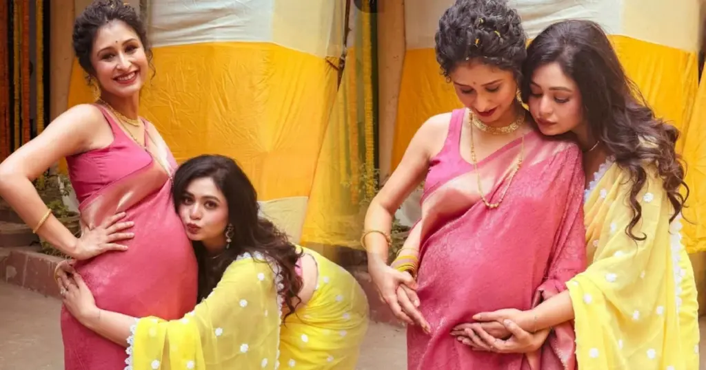 Chitrangada Sanyal, Ritabhari Chakraborty, new mother, baby boy, Chitrangada Sanyal motherhood, Ritabhari Chakraborty as aunt, motherhood in cinema, Bengali actress news, চিত্রাঙ্গদা সান্যাল, ঋতাভরী চক্রবর্তী, নতুন মা, পুত্রসন্তান, চিত্রাঙ্গদার মাতৃত্ব, ঋতাভরী মাসি, অভিনয়ে মাতৃত্ব, বাংলা অভিনেত্রী