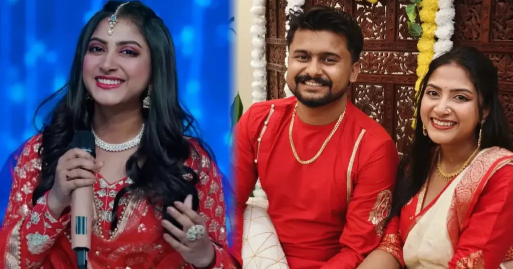 অনন্যা সরকার, সারেগামাপা বাংলা, অনন্যা সরকারের বিয়ে, অভয় মিত্র, বাংলা গায়িকা, টলিউড খবর, বাংলা রিয়্যালিটি শো, আগরতলার গায়িকা, বিনোদন খবর, গায়িকার বিয়ে,Ananya Sarkar, Saregamapa Bengali, Ananya Sarkar Marriage, Abhay Mitra, Bengali Singer, Tollywood News, Bengali Reality Show, Agartala Singer, Bengali Entertainment News, Singer Wedding