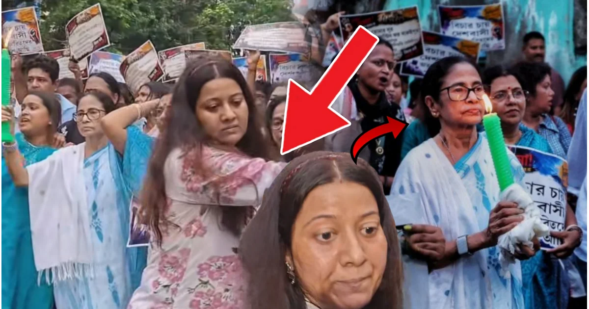 Mayna Banerjee, Mamata Banerjee, Baruipur Case, Candle March, RG Kar Case, TMC, Bengali Actress, Bengal Politics, Social Media Reaction, ময়না বন্দ্যোপাধ্যায়, মমতা বন্দ্যোপাধ্যায়, বারুইপুরকাণ্ড, মোমবাতি মিছিল, আর জি কর, তৃণমূল কংগ্রেস, বাঙালি অভিনেত্রী, রাজনীতি, সামাজিক মাধ্যমে সমালোচনা