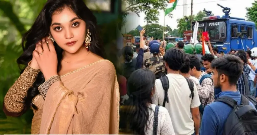 Bengali television, Chirodini tumi je amar, Kolkata Protest, Protest Rally, Shirin Paul, social media, Student Protest, Tollywood actress, Viral Comment, Viral post, কলকাতা প্রতিবাদ, চিরদিনই তুমি যে আমার, টলিউড অভিনেত্রী, পড়ুয়া আন্দোলন, প্রতিবাদ মিছিল, ভাইরাল পোস্ট, ভাইরাল মন্তব্য, শিরিন পাল, সমাজমাধ্যম Shirin Paul Replies To Trolling Over Support For Student Protest