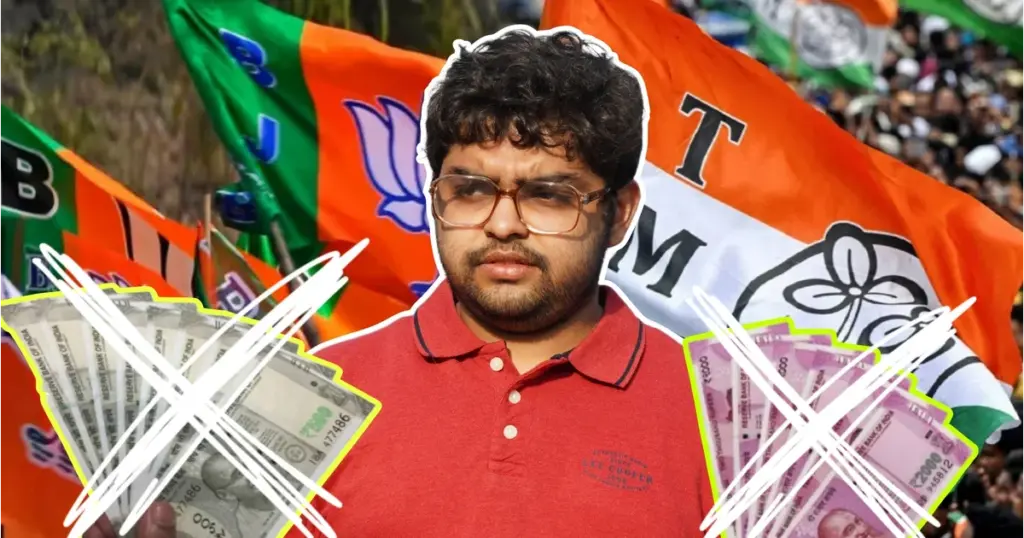 Aritra Dutta Banik, BJP influencer controversy, Sayak Chakraborty, Shamik Adhikari, অরিত্র দত্ত বণিক, বিজেপি, রাজনৈতিক প্রচার, শমীক অধিকারী, সায়ক চক্রবর্তী Aritra Dutta Banik, Sayak Chakraborty, Shamik Adhikari, BJP influencer controversy, অরিত্র দত্ত বণিক, সায়ক চক্রবর্তী, শমীক অধিকারী, বিজেপি, রাজনৈতিক প্রচার, Bengali Entertainment News