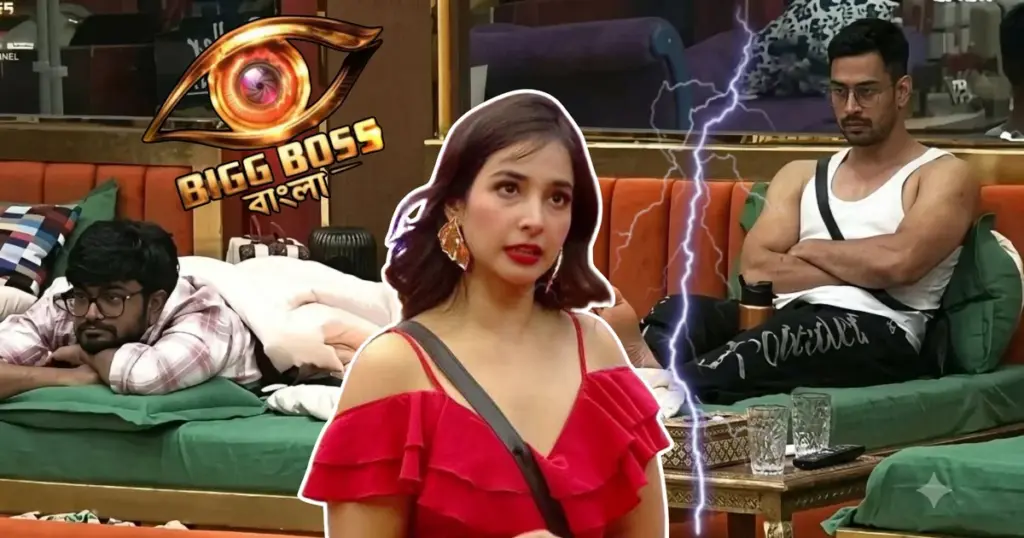 Bengali entertainment news, Bigg Boss Bangla, Bigg Boss Bangla Season 3, Bigg Boss Bangla wildcard, Monami Ghosh, Rajveer Dey, Rajveer Dey controversy, Rajveer Monami fight, Srijla Guha, বিগ বস বাংলা, বিগ বস বাংলা ওয়াইল্ড কার্ড, বিগ বস বাংলা সিজন ৩, বিছানা নিয়ে ঝামেলা, মনামী ঘোষ, রাজবীর দে, রাজবীর দে বিতর্ক, সৃজলা গুহ Bigg Boss Bangla, Rajveer Dey, Monami Ghosh, Srijla Guha, Rajveer Dey controversy, Bigg Boss Bangla wildcard, Bigg Boss Bangla season 3, Rajveer Monami fight, Bengali entertainment news, বিগ বস বাংলা, রাজবীর দে, মনামী ঘোষ, সৃজলা গুহ, রাজবীর দে বিতর্ক, বিগ বস বাংলা ওয়াইল্ড কার্ড, বিগ বস বাংলা সিজন ৩, বিছানা নিয়ে ঝামেলা, বাংলা বিনোদন খবর