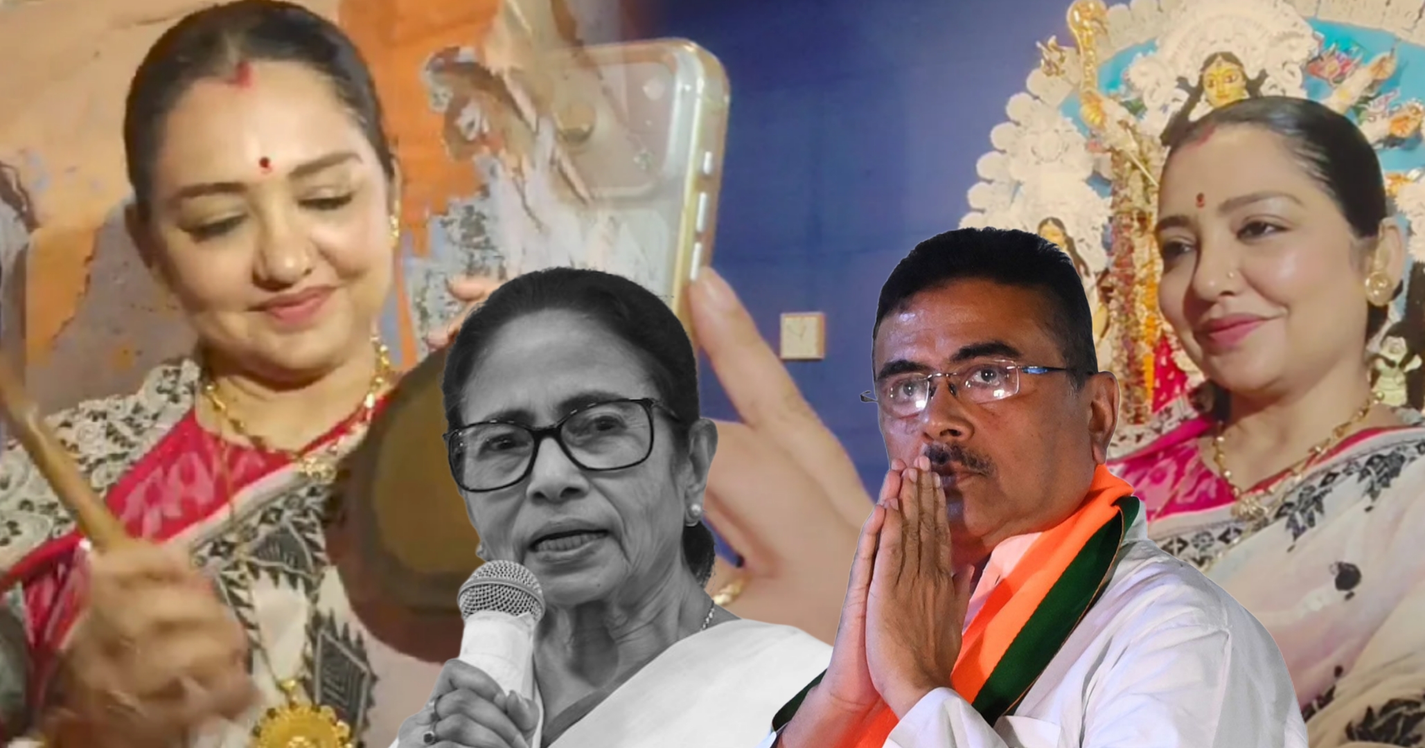 June Malia Mamata Banerjee Suvendu Adhikari