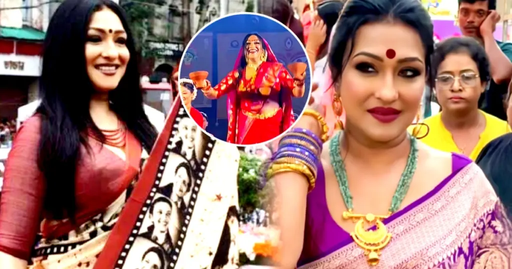 Rituparna Sengupta, Rituparna Sengupta Controversy, Mahalaya Dance Video, Bengali Actress, Rituparna Sengupta Statement, Uttam Kumar Centenary Event, Entertainment, ঋতুপর্ণা সেনগুপ্ত, ঋতুপর্ণা সেনগুপ্তের নাচ, মহালয়ার নাচ, অভিনেত্রীকে কটাক্ষ, ঋতুপর্ণার বক্তব্য, উত্তম কুমারের শতবর্ষ, বিনোদন